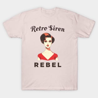 Retro Siren, Rebel T-Shirt